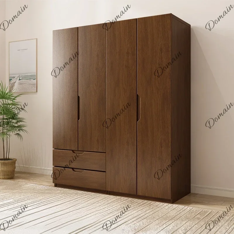 9Drawers Luxury Wardrobes Wood Orgnizer Modular Clothing Closet Bedroom Wardrobes Dressing Wooden Guarda Roupas Home Interior