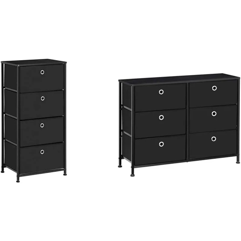 Storage Bundle with Nightstand (ULTS04H) and 3-Tier Dresser (6 Drawers)