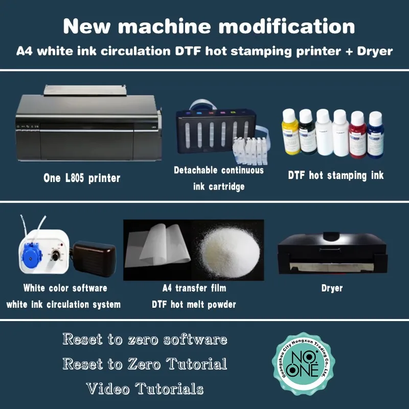 

90% новая или новая цветная автоматическая настольная идентификационная карта UVinkjet DTF-принтер L805 Cd DVD-принтер A4 Сублимационная цифровая печать Eps