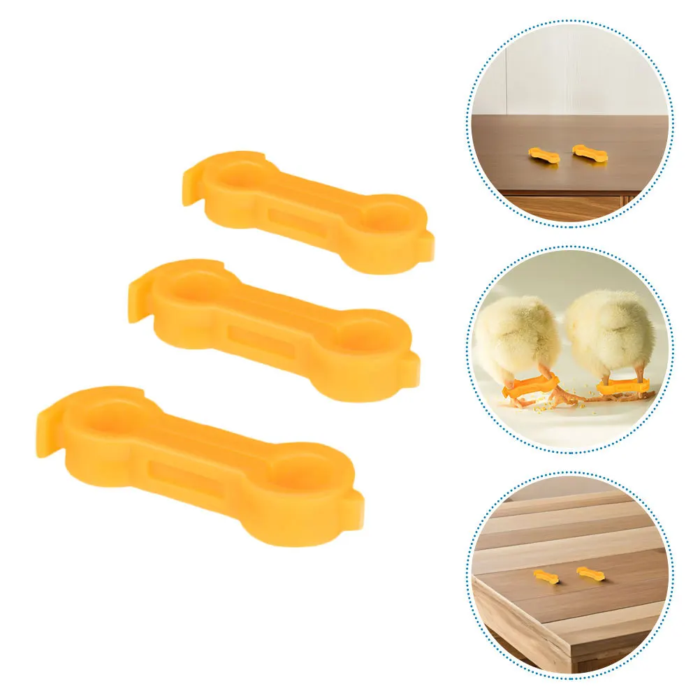 

50Pcs Bird Leg Correction Braces for Splayed Legs Spraddle Leg Support Bands Lightweight Comfortable Design for Chicks Quails