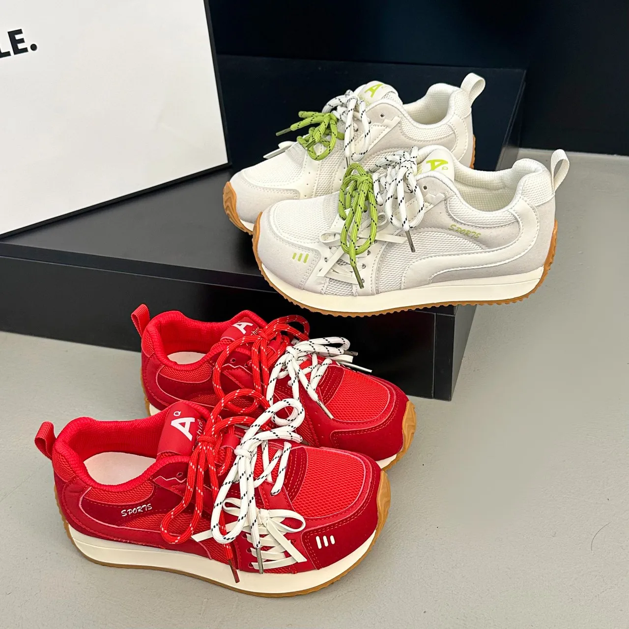 Retro Double-strap Multi-color Agan Shoes 2026 New Model Mesh Surface Breathable Versatile Casual Shoes