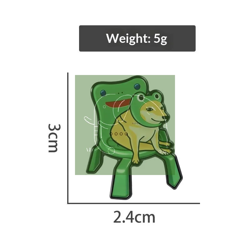 Novelty Funny Cartoon Dog Badge High Quality Enamel Lapel Pin for Denim Jacket Bag DIY Jewelry Gift