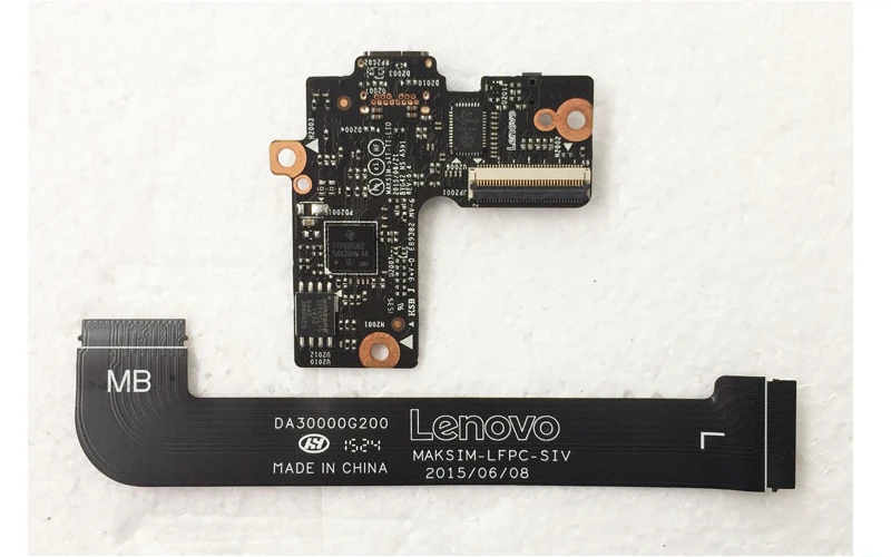 for Lenovo Yoga 900S-12ISK Switch Board HD Small Board NS-A591 Horn Antenna USB