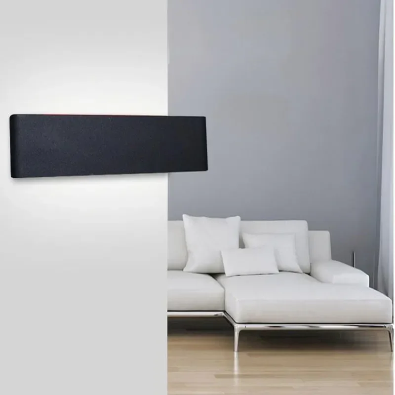 Modern 14cm-58cm Long Aluminum LED Wall Lamps for livingroom bathroom as Decoration Sconce Light 90-260V lamparas de pared