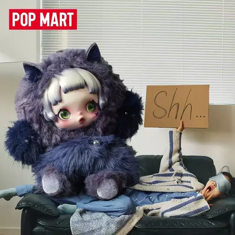 البوب مارت SKULLPanda تم العثور على لي سلسلة العصرية صندوق أعمى صندوق الغموض Kawaii الحلي التماثيل ديكور المنزل نموذج سطح المكتب الدمى