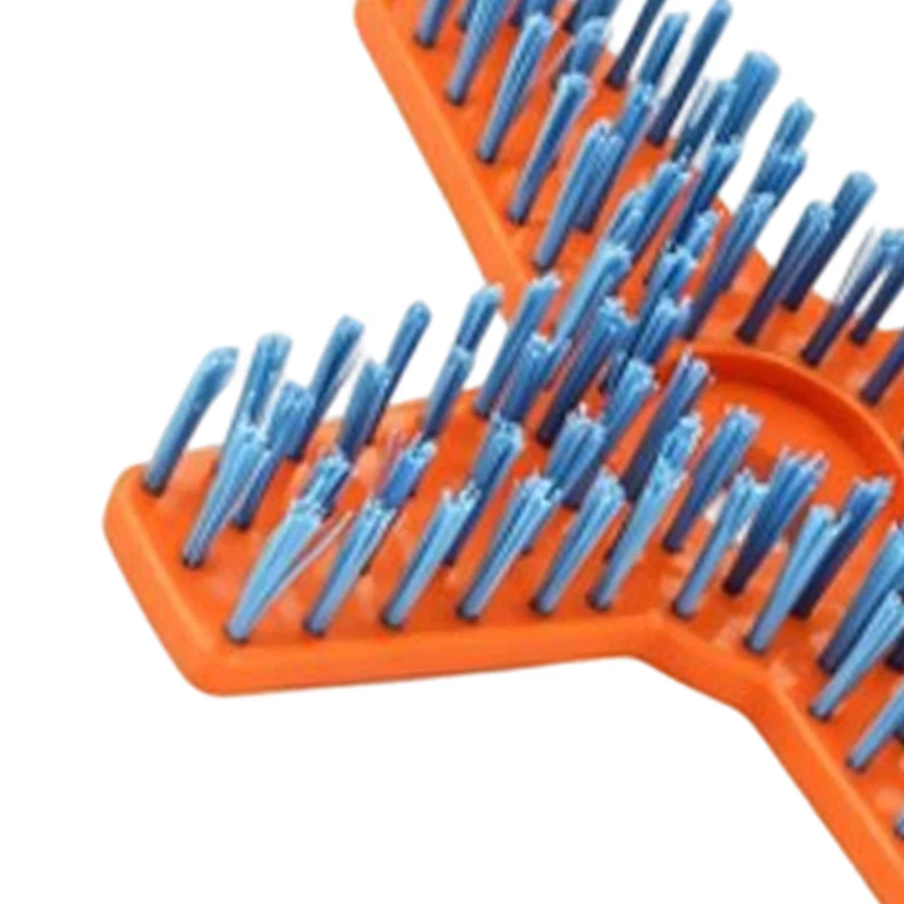Lawn Mower Cleaning Brush Set with 1 Brush and Choice of 3 or 10 Fixing Accessories for Floor Tile Grout Cleaning