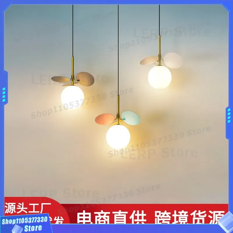 Modern Nordic Creative Small Chandelier for Bedside Simple Personalized Light Fixture for Clothing Store Window Cafe Bar