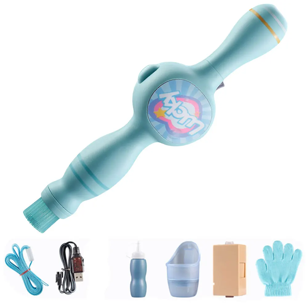 Elastic Smoke Bubble Machine Portable Bubble Maker Automatic Bubble Blower for Kids Party Favors Summer Toy