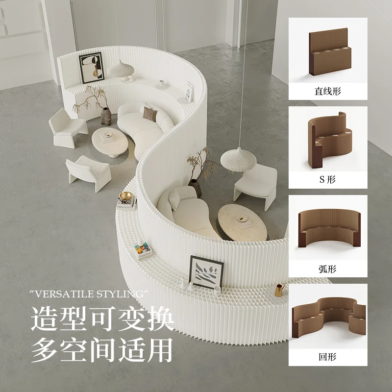 Partition Screen Office Porch  Artifact Wall Baffle Restaurant Room Mobile Partition