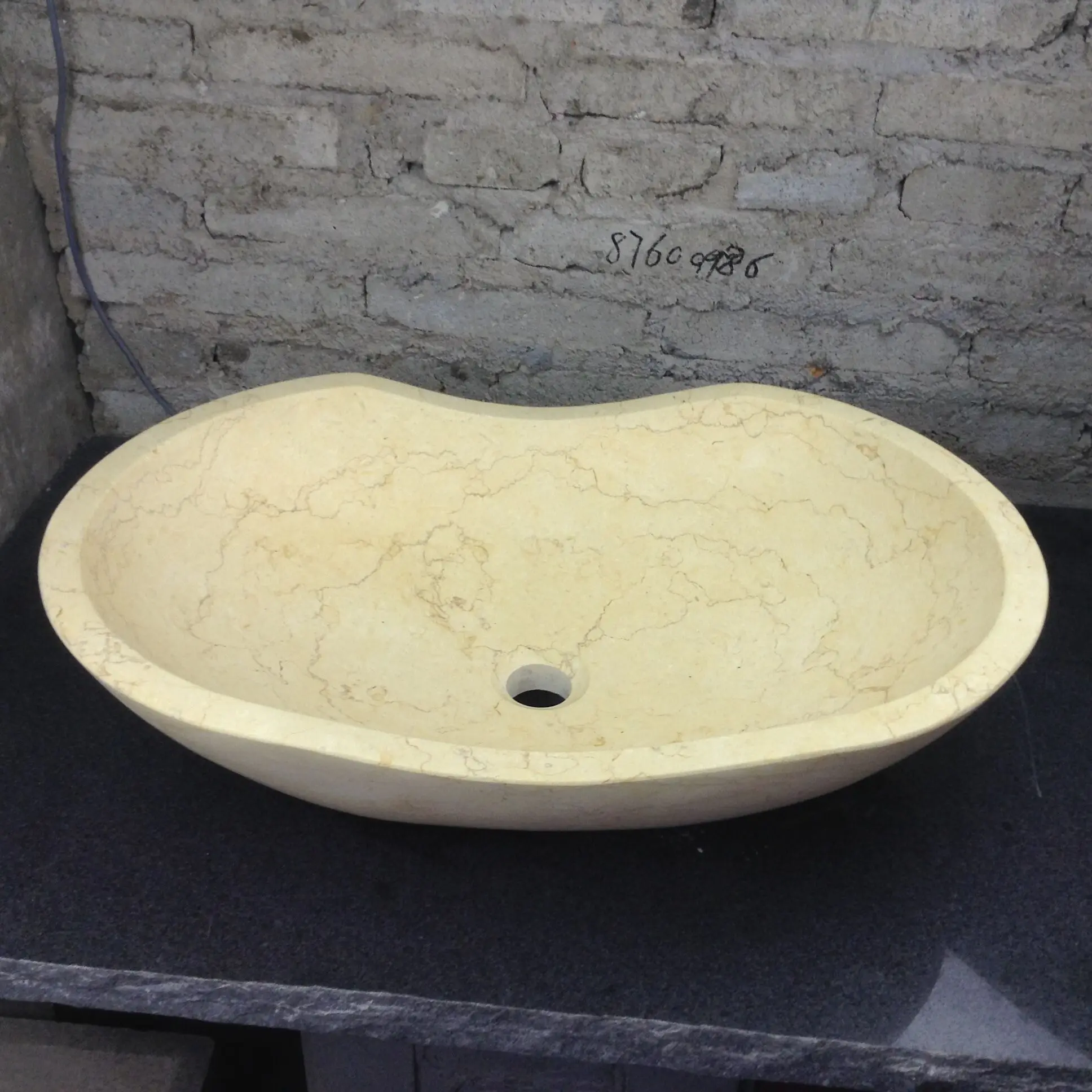 #￥Wholesale Price New Design Natural Marble Emperador Vanity Sink Bathroom Basin Sink Kitchen Washbasin