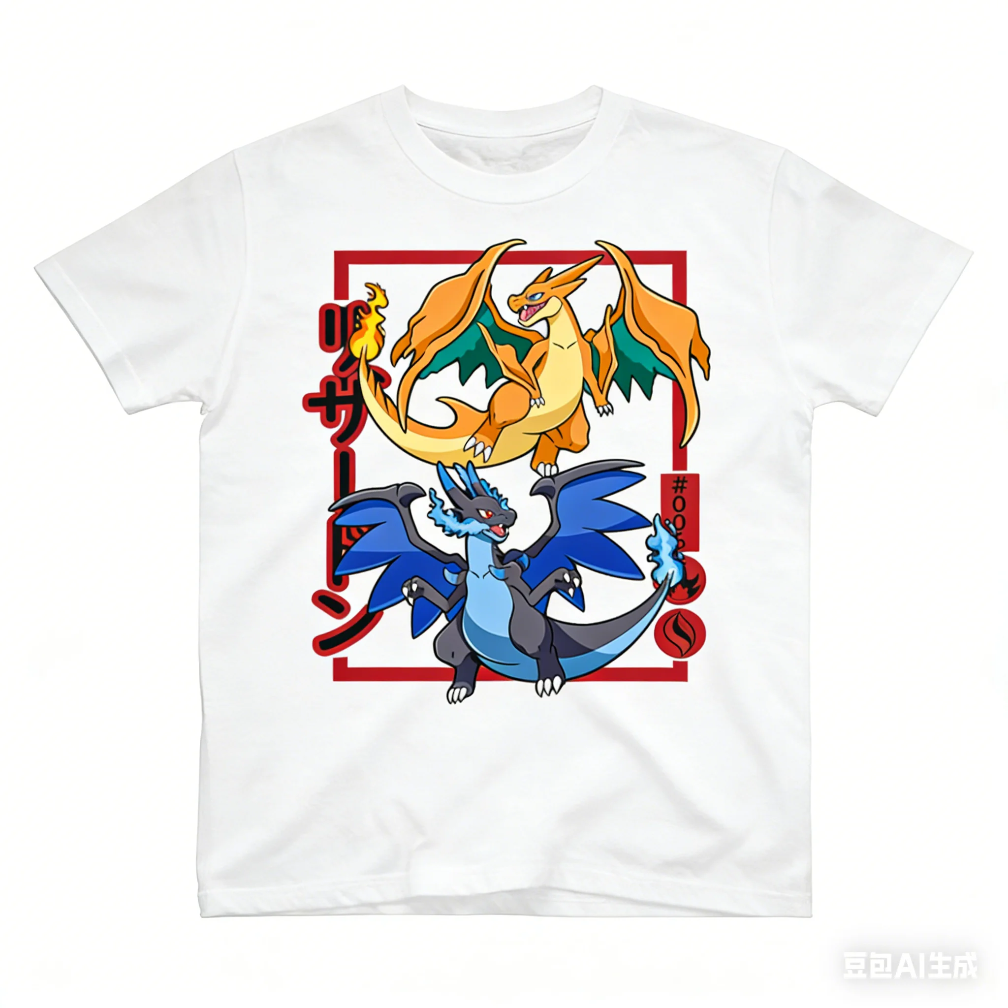 camiseta-grafica-de-anime-branca-com-kanji-japones-pokemon-mega-charizard-x-y-verao-2026-unissex-oversized-y2k-streetwear-de-algodao