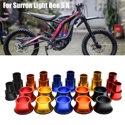 CNC Front Rear Wheel Axle Hub Spacers For Surron Light Bee S X Electric Bike Motorcycle Modified Lightweight Parts Accessories