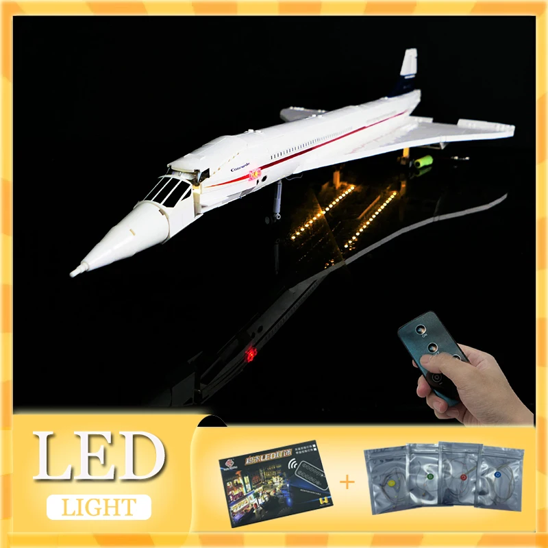 

RC DIY LED Light Kit For LEGO 10318 Concorde Airplane（Only LED Light,Without Blocks Model）