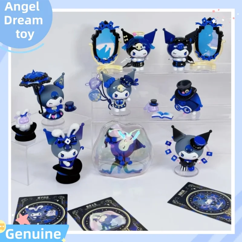 

New Genuine In Stock Sanrio Kuromi Magic Student Series Blind Box Kuromi Periphery Collection Handmade Desktop Ornament Gift