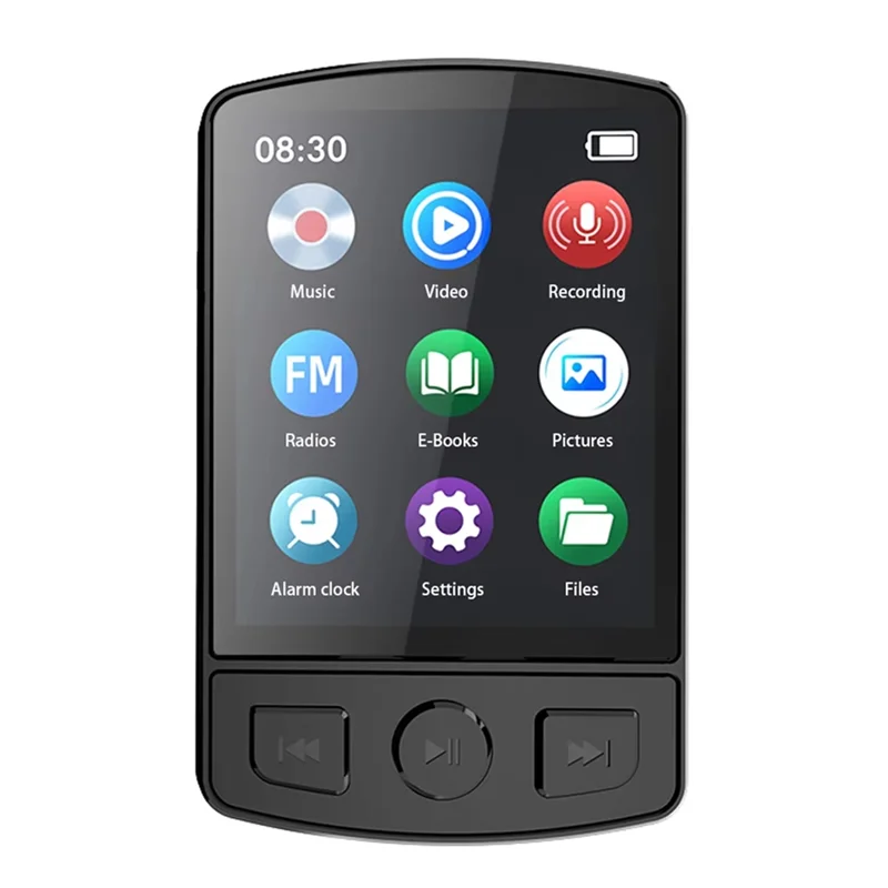 AA08-Portable MP3 Player Hifi Sound 1.8Inch Screen Player MP3 Player For Sport Students