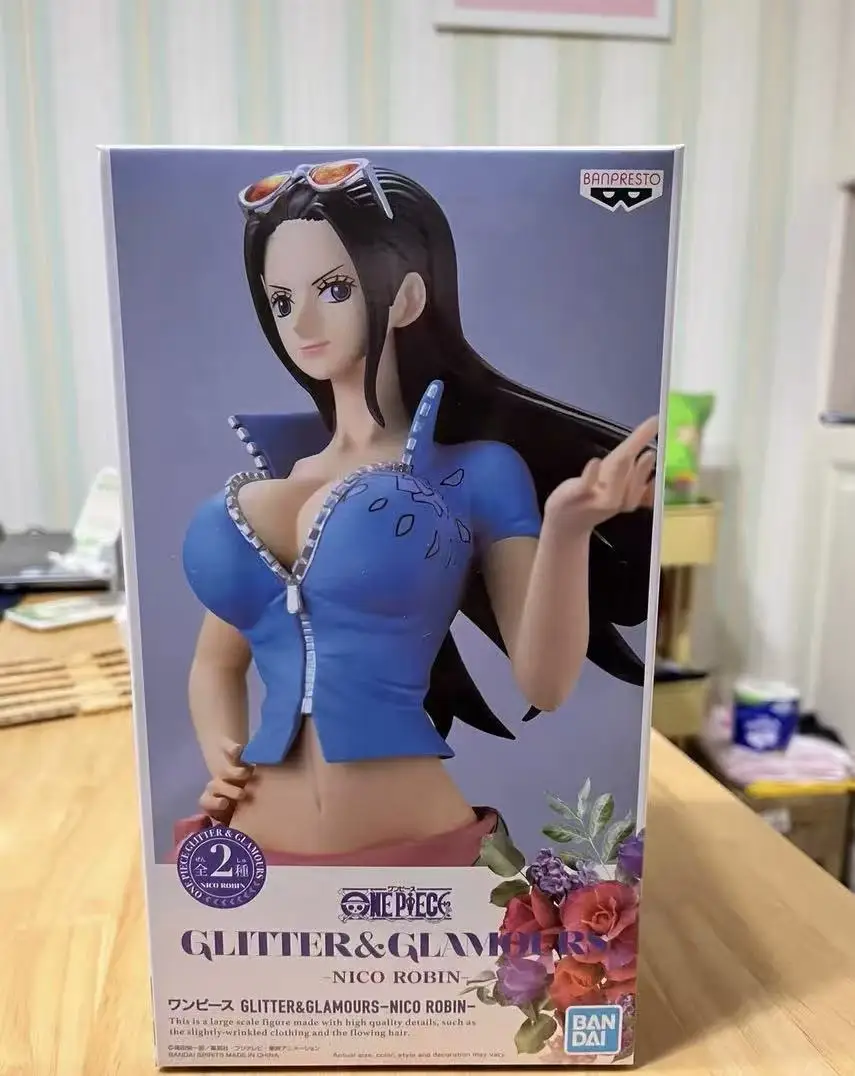 

In Stock Genuine One Piece Anime Nico Robin Action Figures Collectible Model Glamour Flash Two Years Later Toys