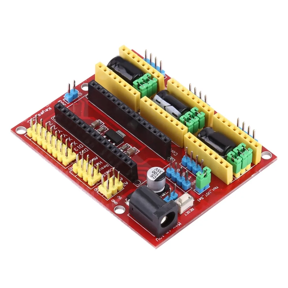 

A4988 Drive CNC Engraving Machine Nano 3.0 Board Stepper Drivers 3D Printer Kit with USB Cable Heat Sinks CNC Expansion Board