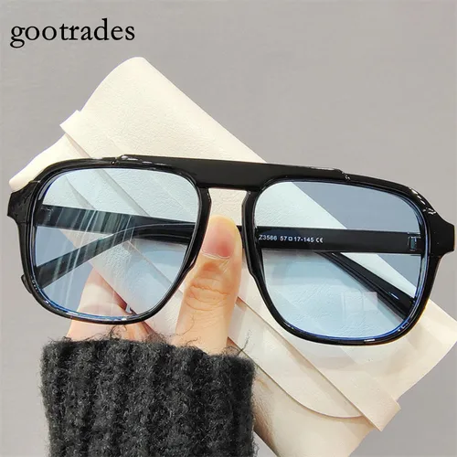 남성용 오버사이즈 프레임 선글라스, 클래식 편광 낚시 운전 스포츠 안경, 빈티지 쉐이드, UV400 안경, 트렌디 안경