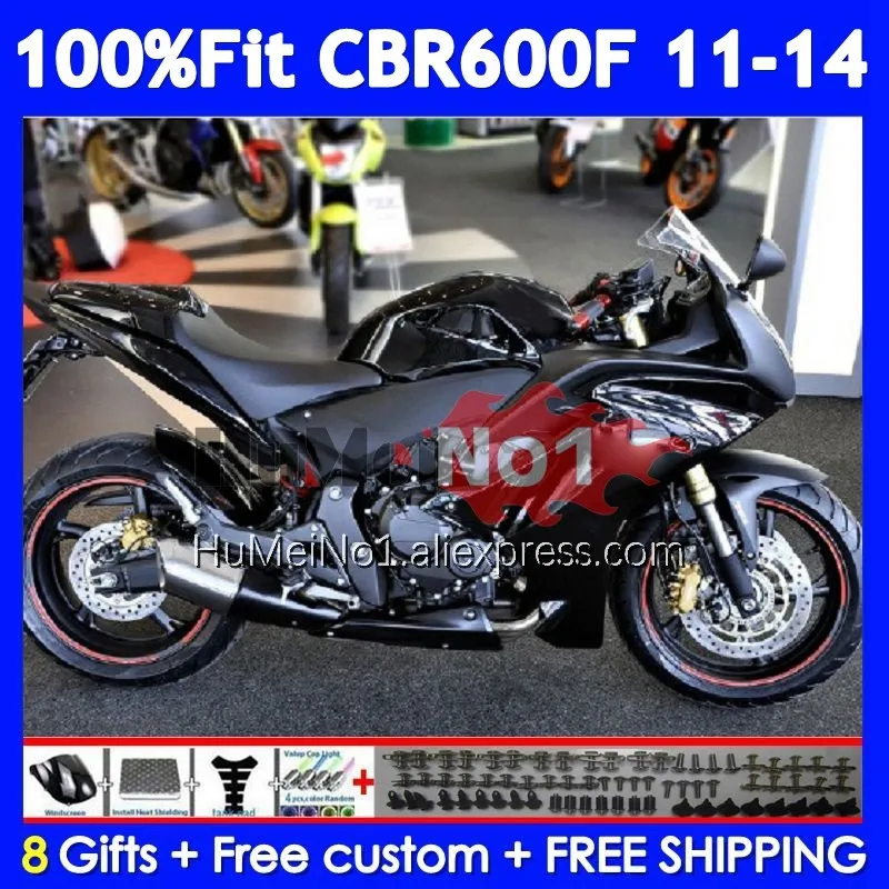 Injection For HONDA CBR600F4i CBR600F 11 12 13 14 Stock black 36No.37 CBR 600 F 600F CBR600 F4i CC 2011 2012 2013 2014 Fairing