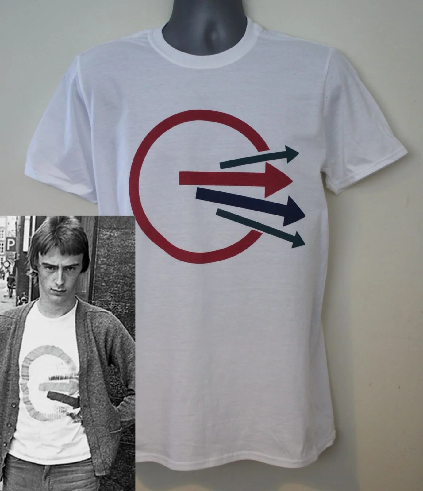 Mod T-shirt worn by Paul Weller the Jam