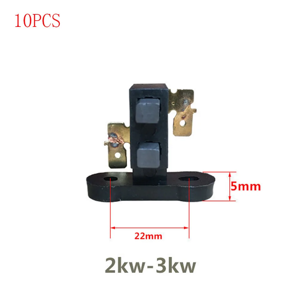 10PCS  Generator Carbon Brush Holder 168/170F 188/190F for GX160 2-3KW and GX390 5-8KW Engine Generator Spare Accessory