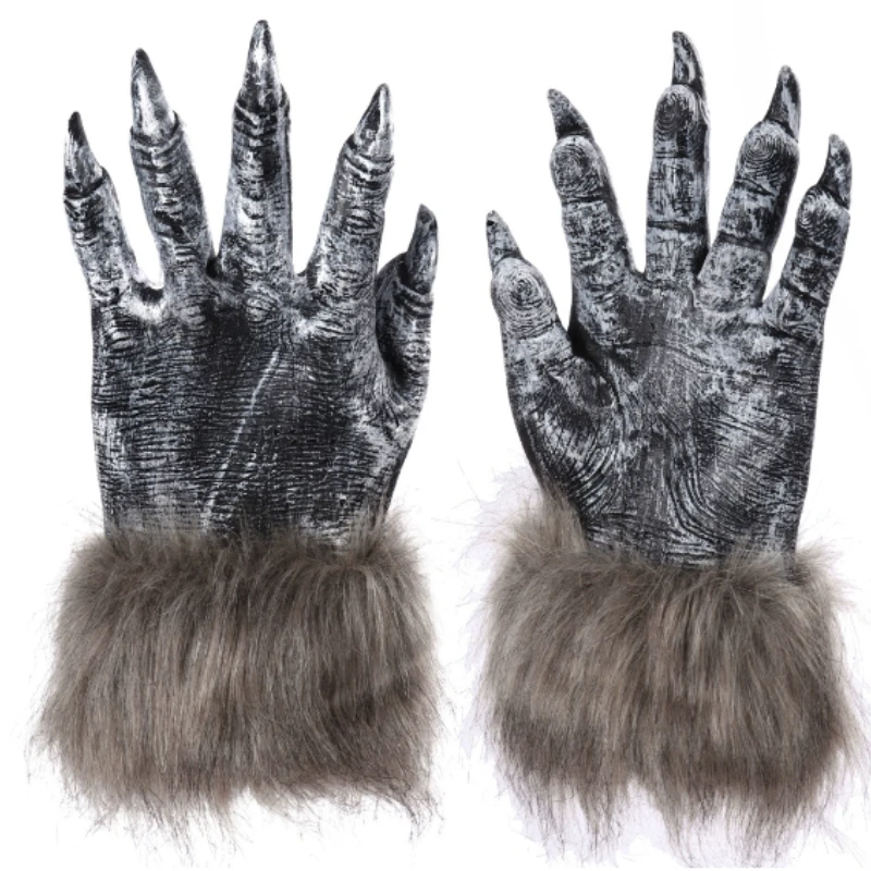 

Hairy Hands Animal Furry Gloves Werewolf Wolf Bear Easter Gloves Mittens Women Cold Weather Women Mittens Ski Gloves Mittens Men