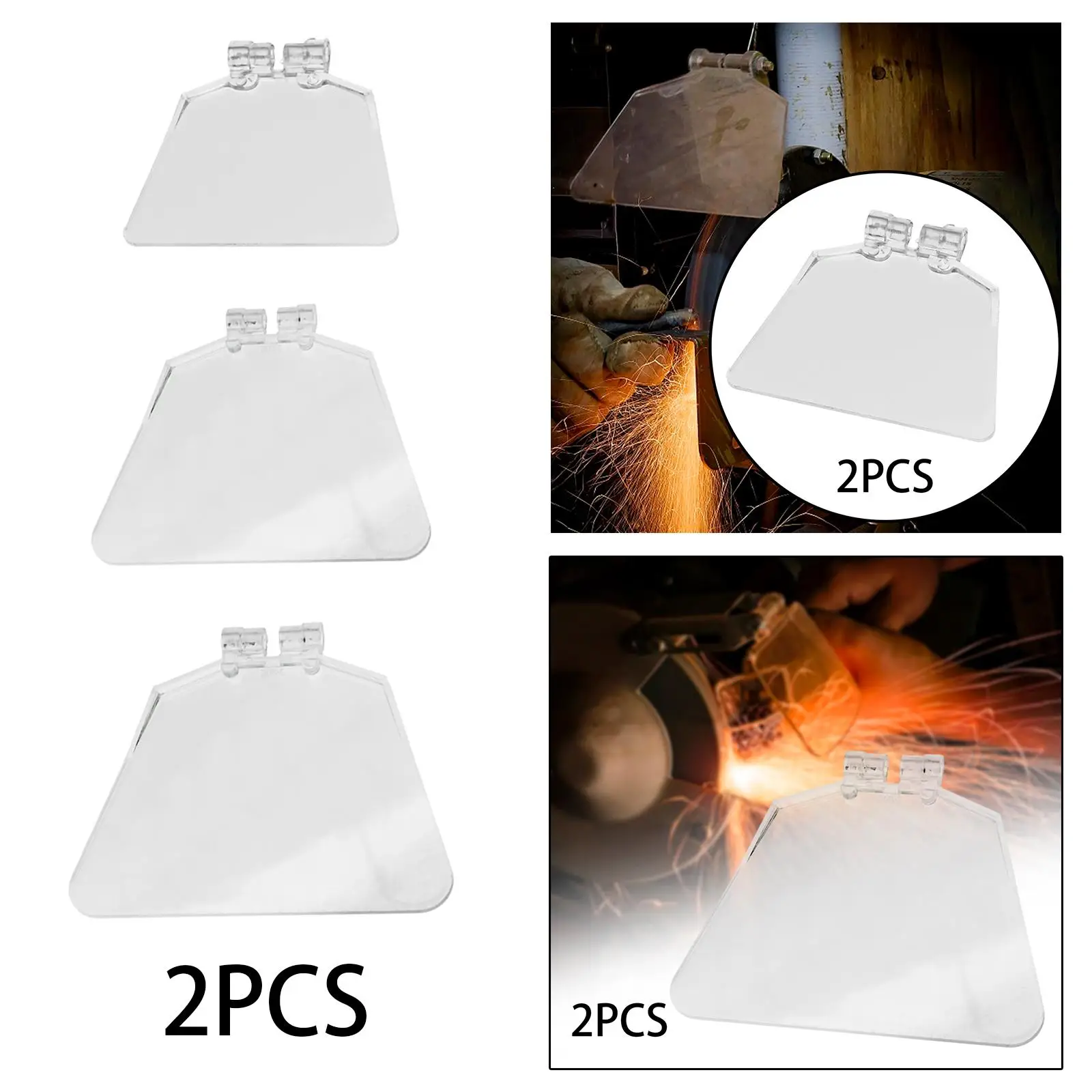 

Bench Grinder Eye Shield Replacements Multiuse Clear Electric Tool Accessories for Argon ARC Welding Electric Welding Cutting