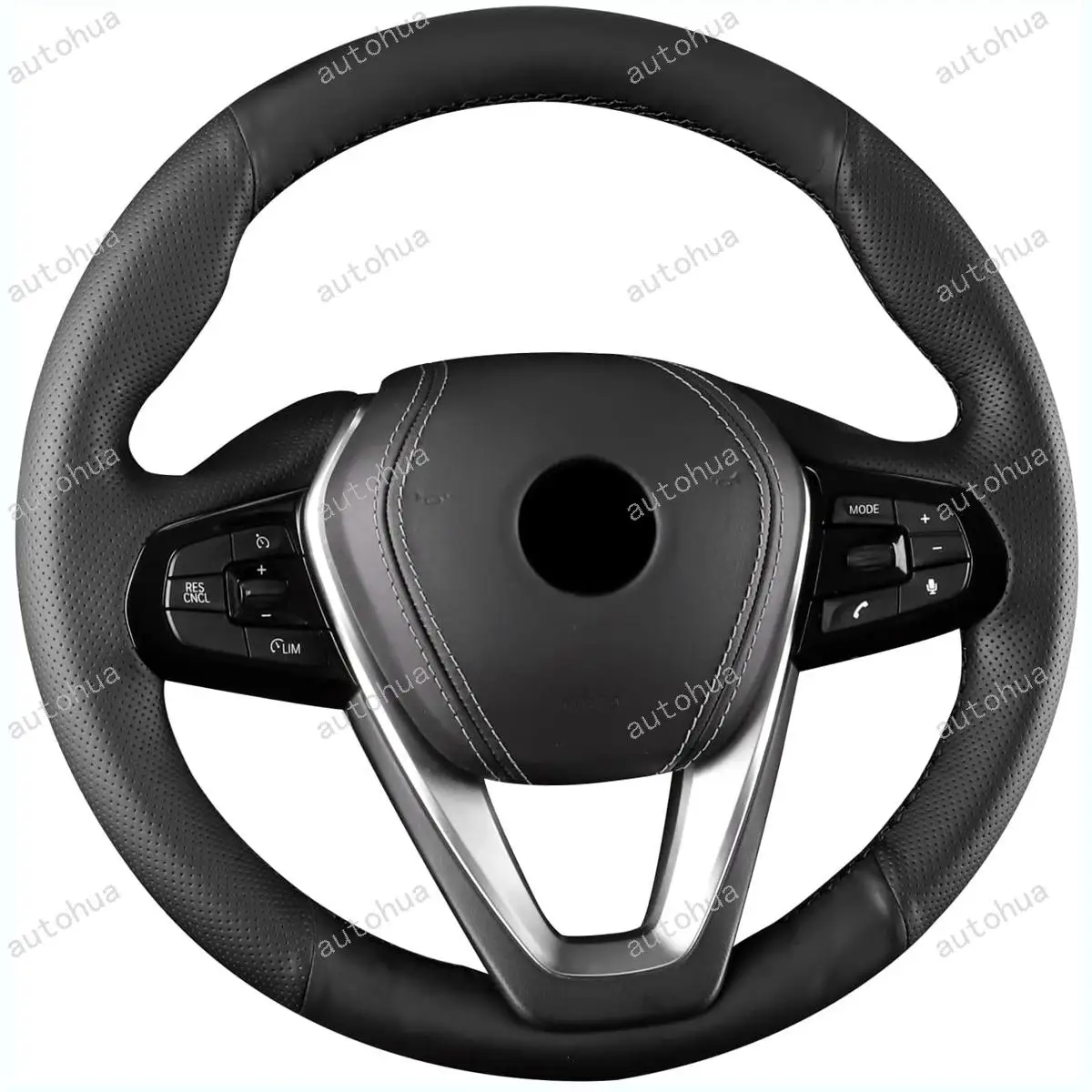 

Steering Wheel Cover on Wrap for BMW 7-Series 730d 750Li 2016/5-Series 740Le M760Li 2017/6-Series Gran Turismo X3 530e 2018