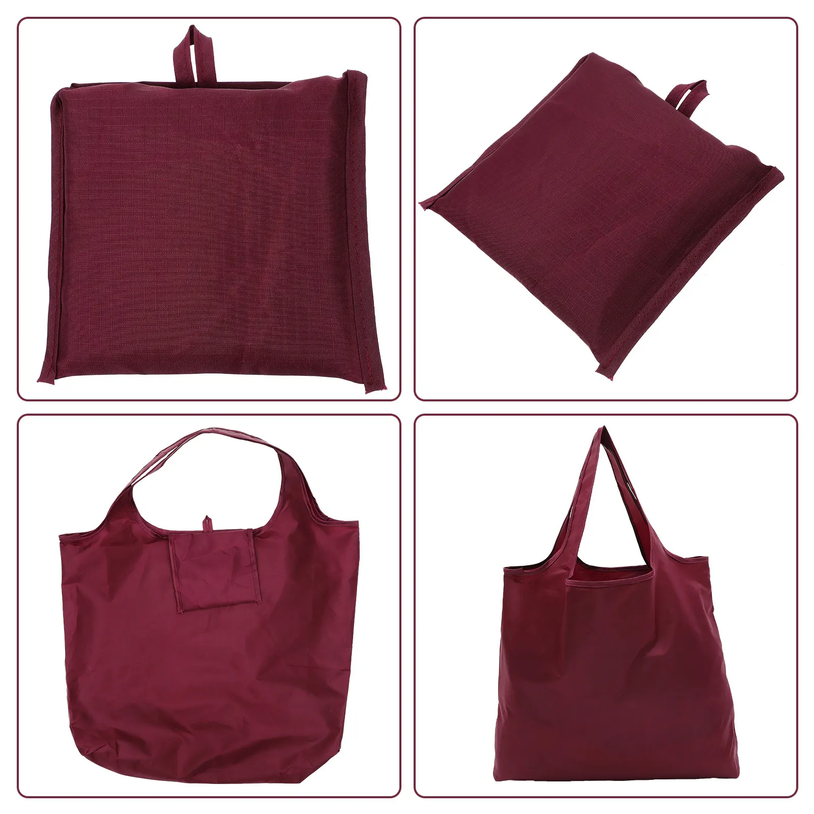

Foldable Grocery Large Capacity Reusable Shopping Tote Portable Portable Grocery Bag Pouch Vegetable Storage Lunch Bag