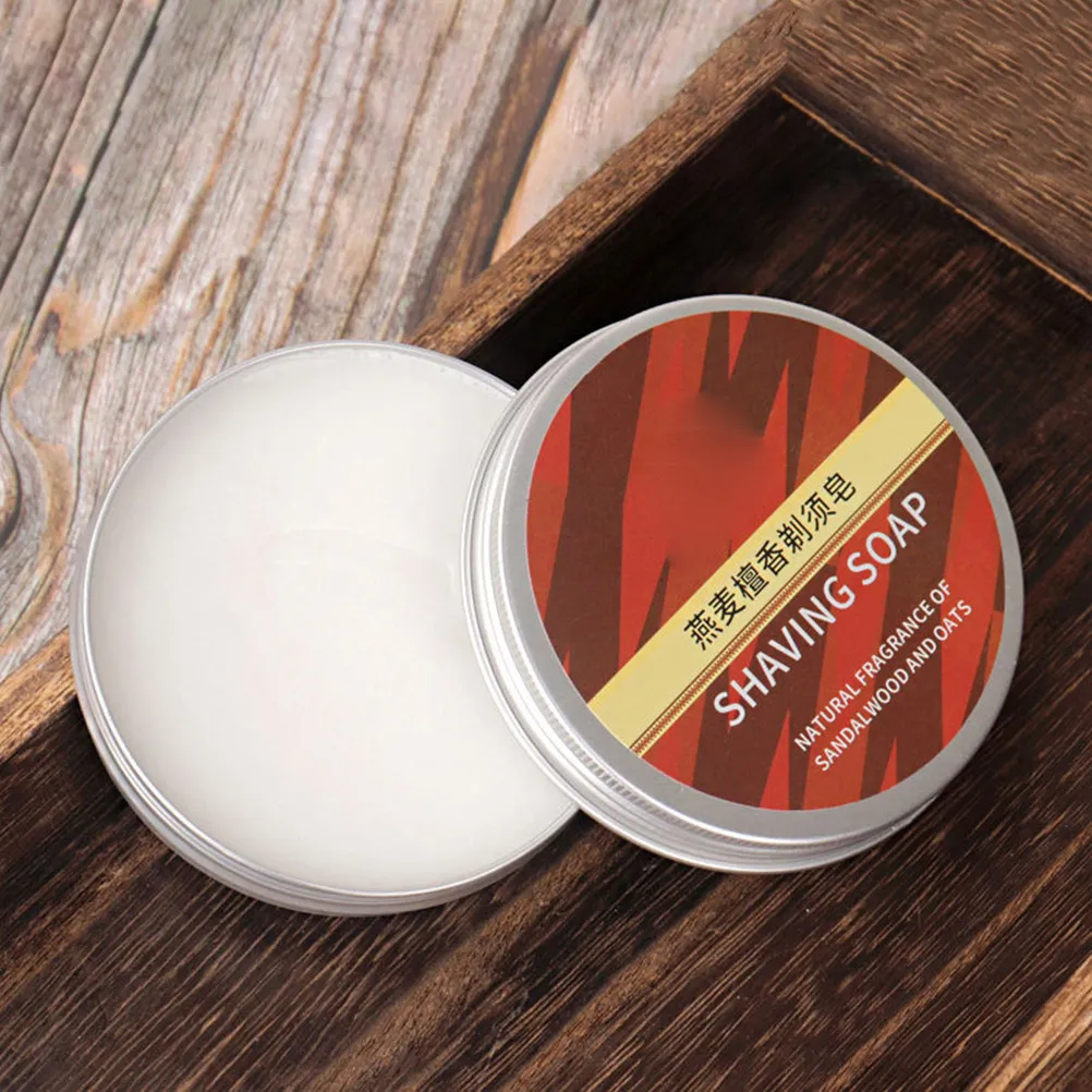 

Мыло для бритья бороды маленького размера, нежное мыло для лица для мужчин, увлажняющий крем для бритья, парикмахерские принадлежности, шампунь для бороды