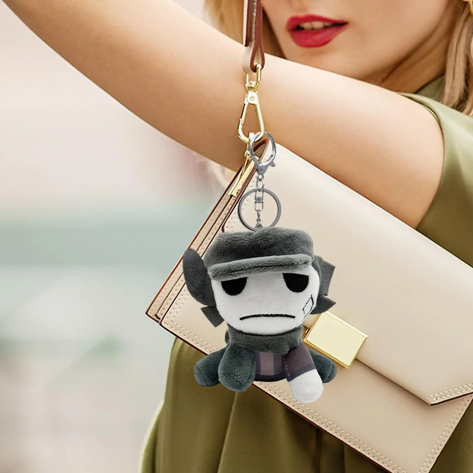 ぬいぐるみキーホルダー、ゲームフィギュア人形キーリング、ソフトバックパックチャーム、子供、大人、バッグ、バックパック、財布、通勤、学校、旅行用