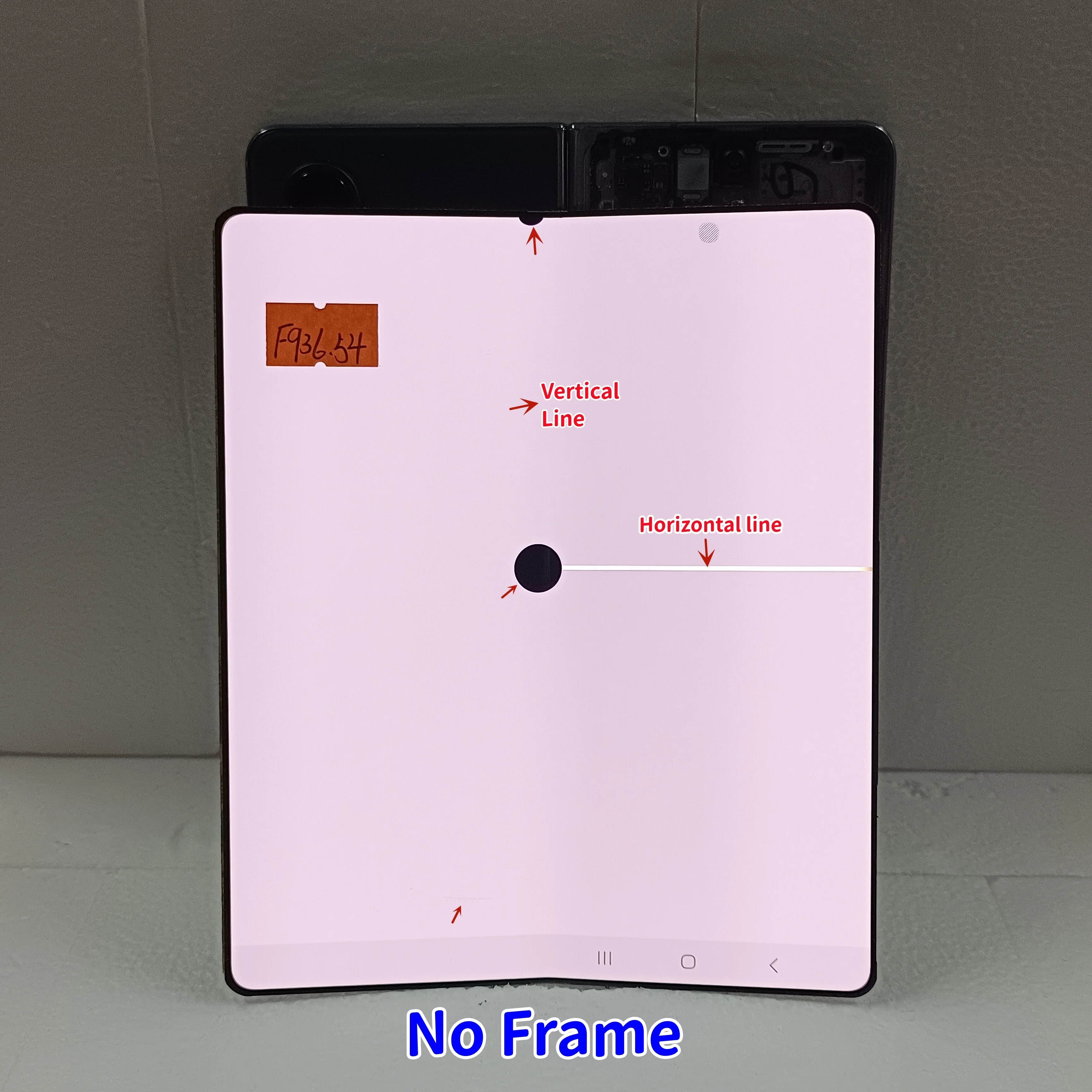 7.6\'\'AMOLED For Samsung Z Fold 4 Inner Foldable Screen Z Fold4 F936 F936u F936b/ds Display Touch Screen Digitizer With Defect