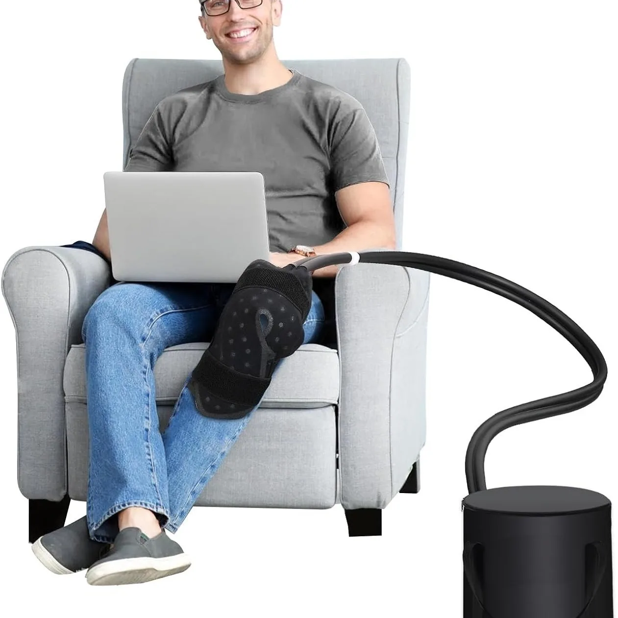 Ice Cold Therapy Machine For Knee Surgery Recovery Portable Cold Compress System Rehabilitation Device