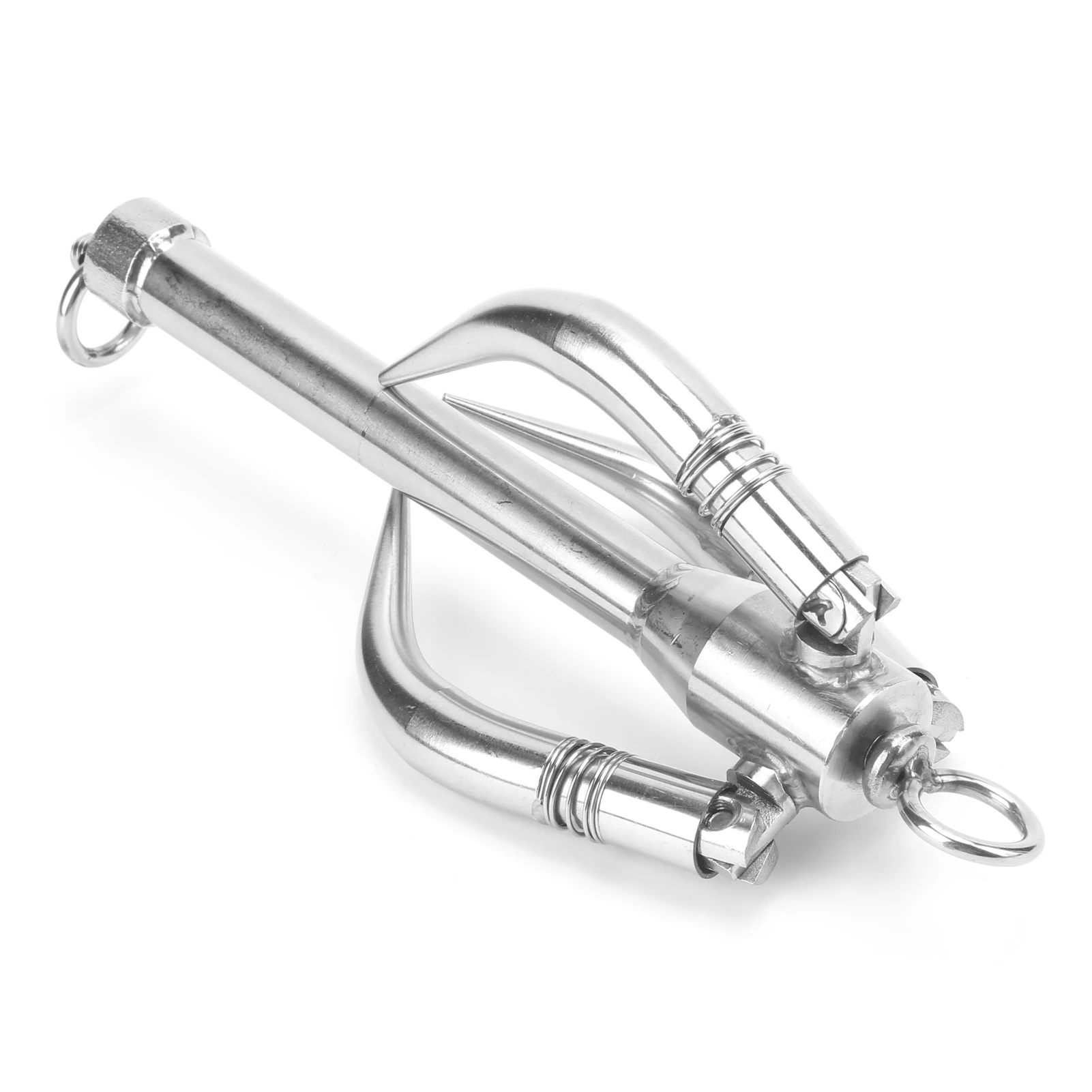 

Foldable Grapnel Anchor Triple Grip 316 Stainless Steel Hardware