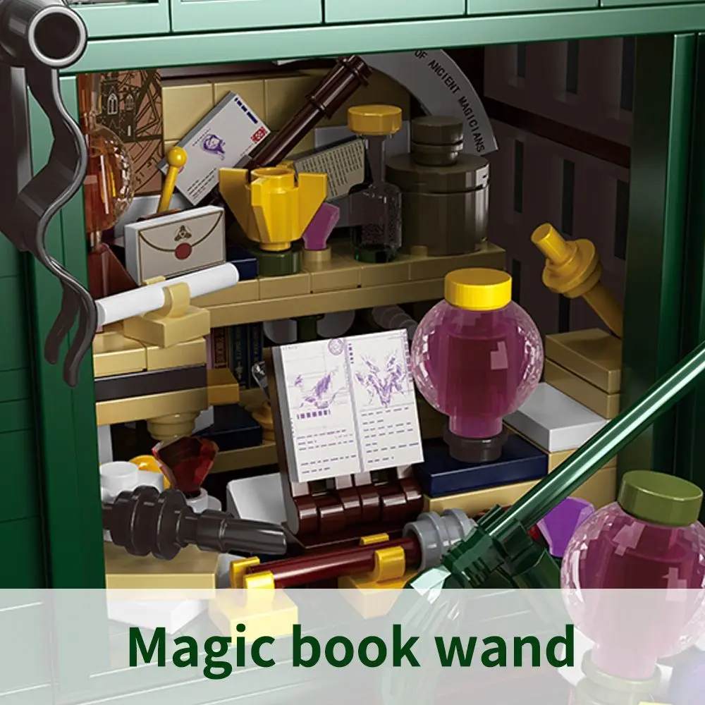 2025년 신제품 DIY 미니어처 하우스 키트 가구 포함 창의적인 마법 상점 공예품 성인 및 청소년용 크리스마스 생일 선물