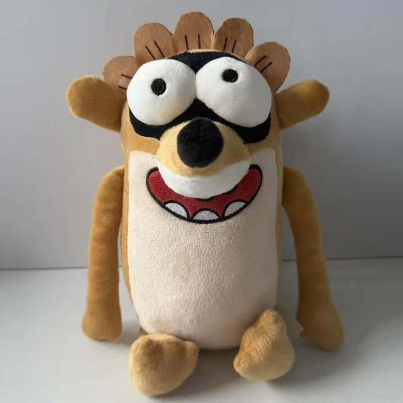 Regular Show Plush Toy Rigby Benson Pops Skips Soft Stuffed Cartoon Character Doll Collectible Gift For Kids And Animation Fans