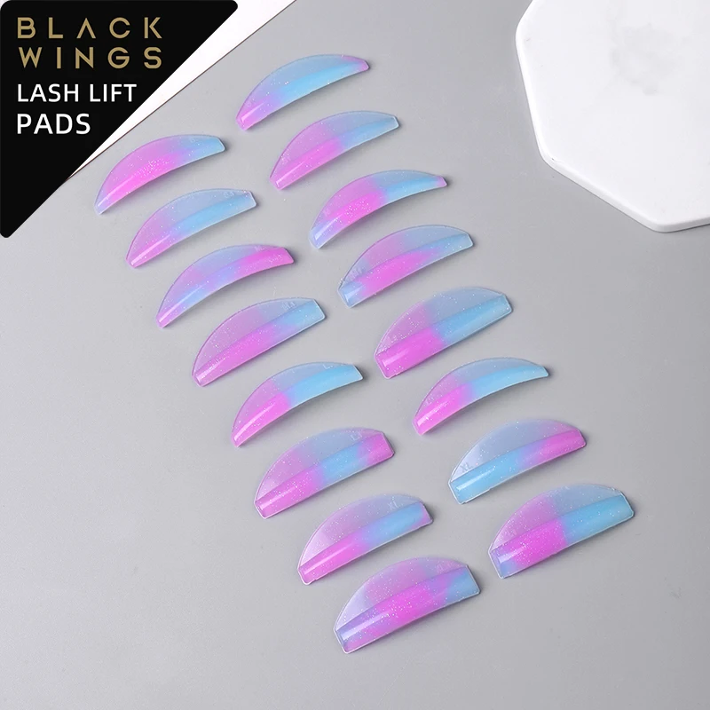 8PAIRS  Blackwings Eyelashlift Silicone Pads LashLifting 3D Lash Curler Perming Makeup Tool