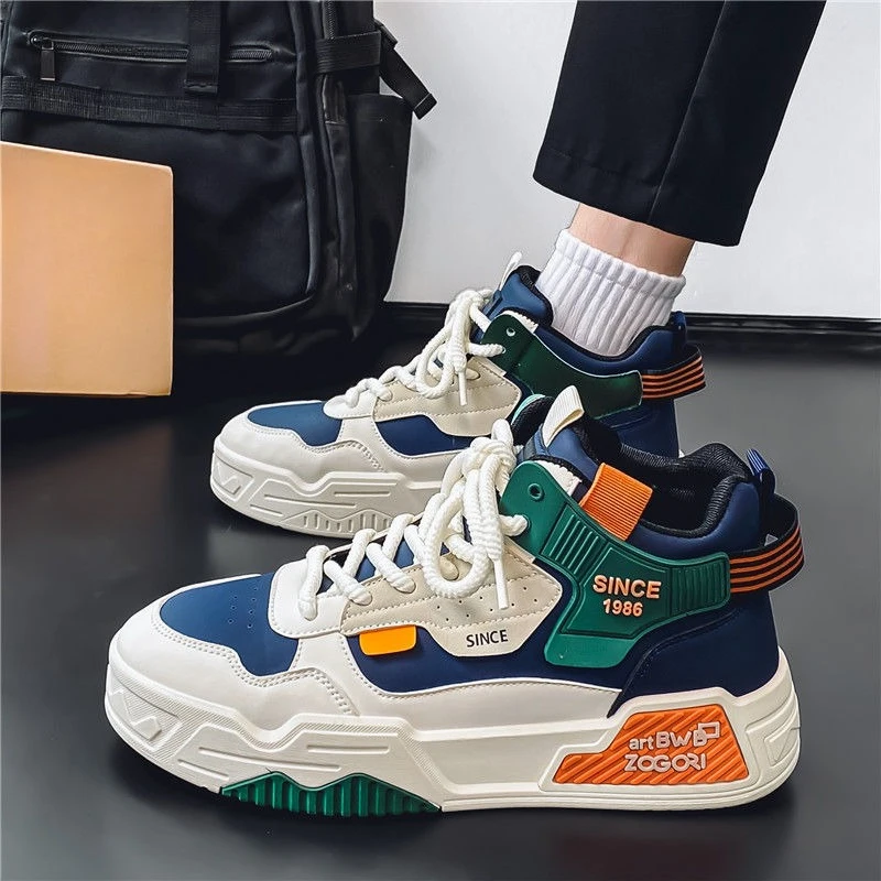 

Модные мужские весенне-осенние повседневные кроссовки для занятий спортом на открытом воздухе, прочная долговечная универсальная обувь для молодежи и студентов