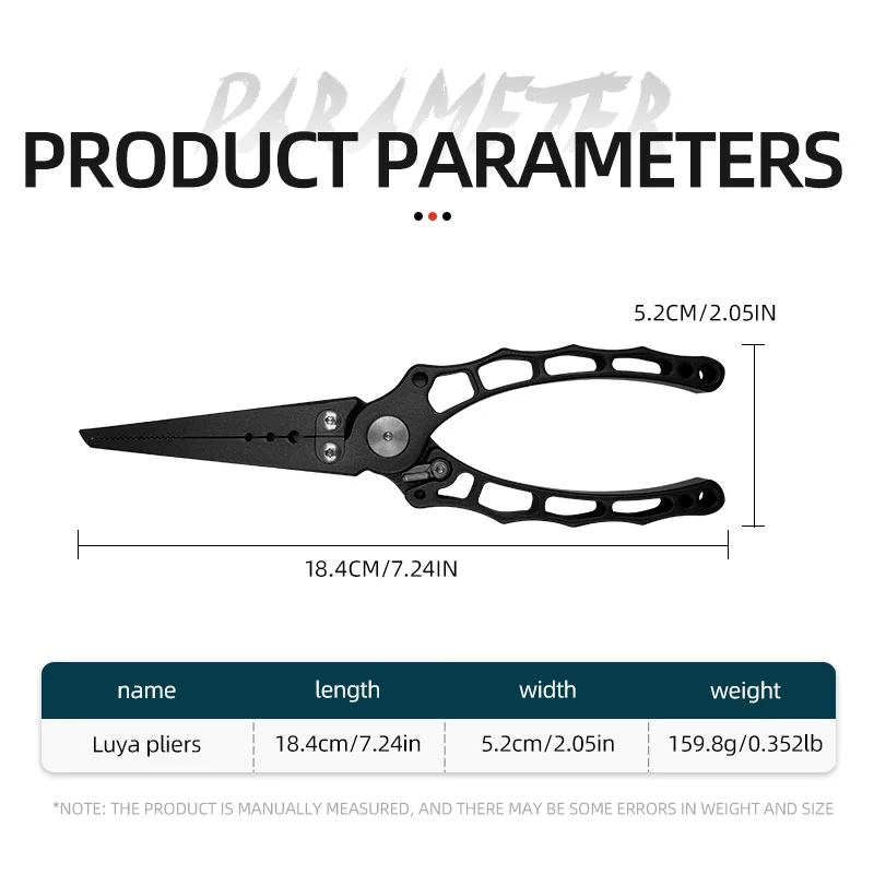 ShareShark Multifunctional Fishing Pliers Stainless Steel Corrosion-Resistant with Hook Opener And Line Cutter Features