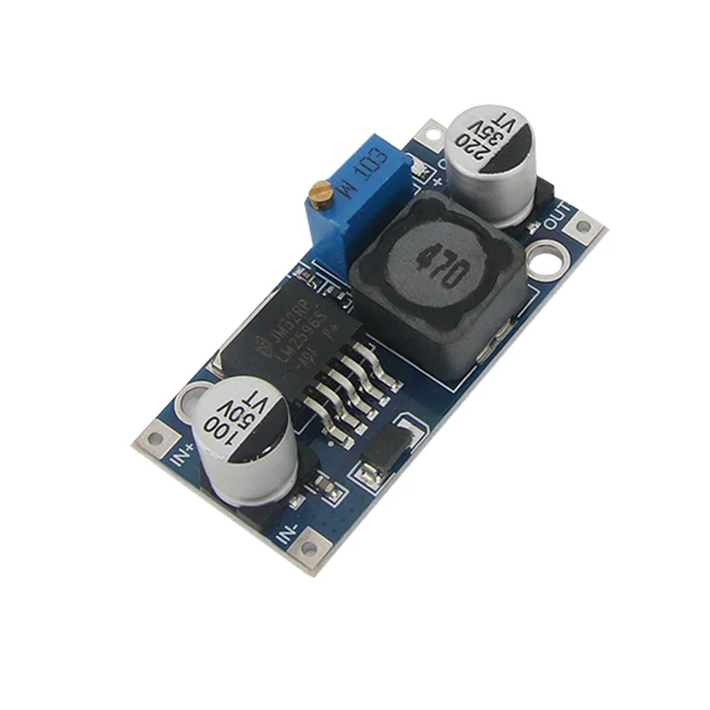 LM2596S DC-DC Buck Converter Vehicle Stabilizers Step-Down Power Supply Module LM2596 Adjustable DC1.25V-35V Voltage Regulators