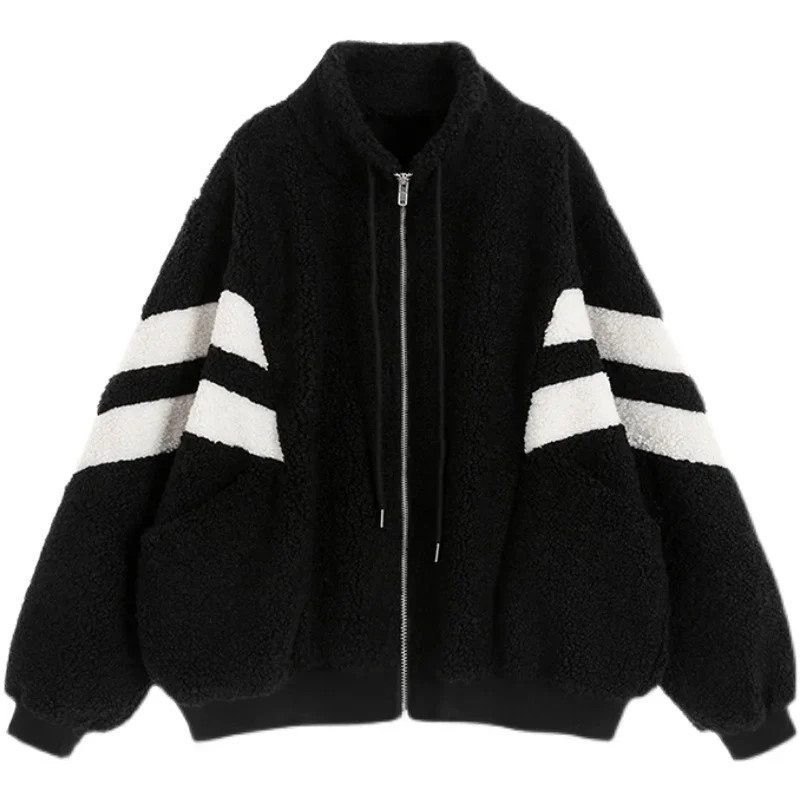 Cashmere Imitation Winter Thicken Warm Velvet Maternity Hoodies Chic Ins Loose Sweatshirt Clothes Pregnant Women Pregnancy Coats