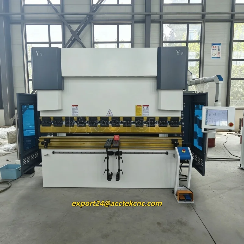 40ton 63ton 80ton 100ton 130ton 160ton 2500mm 3200mm Sheet Metal Bending Brake Press CNC Torsion Axis Press Brake Machine Price