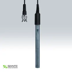 pH sensor for semisolid samples BNC Flat surface sensitive membrane Economy combination electrode Brand BANTE