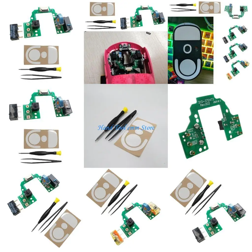 

H37F WeldingFree Mouse Microswitch Button Board Motherboards for GProX Superlight 2