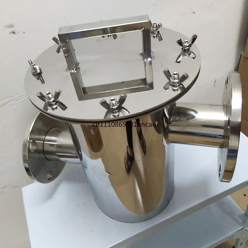 Barber Shop Stainless Steel Hair Collector Pet Laundry Sewage Hair Filter DN150 Flanged Interface