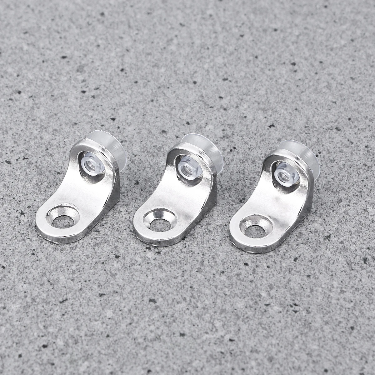 

20 pcs Glass Shelf Supports Silver Zinc Alloy Brackets For Cabinet Wood Shelves Suction Cups Pegs Bookcase Hardware