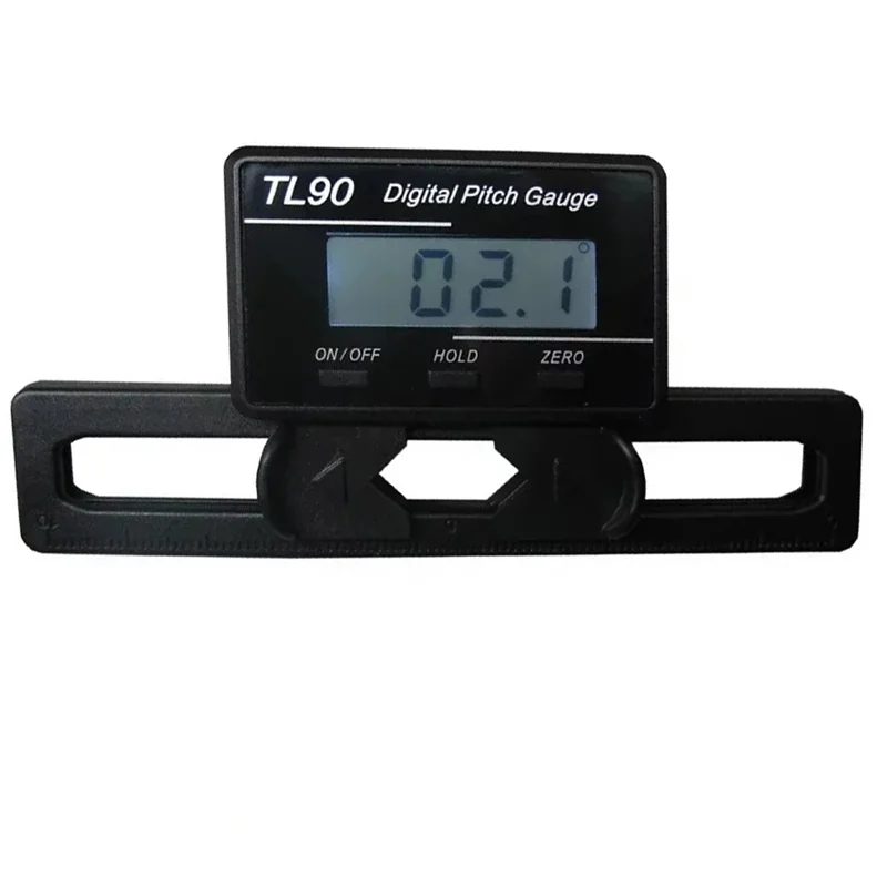 

Classy-TL90 LCD Digital Pitch Gauge Propeller Blades Angle Measurement Tool Backlight Gyro Sensor ST250-800 Size Helicopter