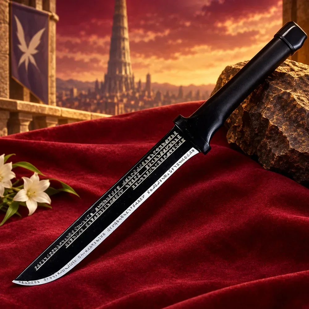 16 Zoll Hestia Katana Anime Cosplay Requisite DanMachi Schwert Holz Ninja Messer Original Größe Japanisches Katana Original Samurai Säbel Spielzeug