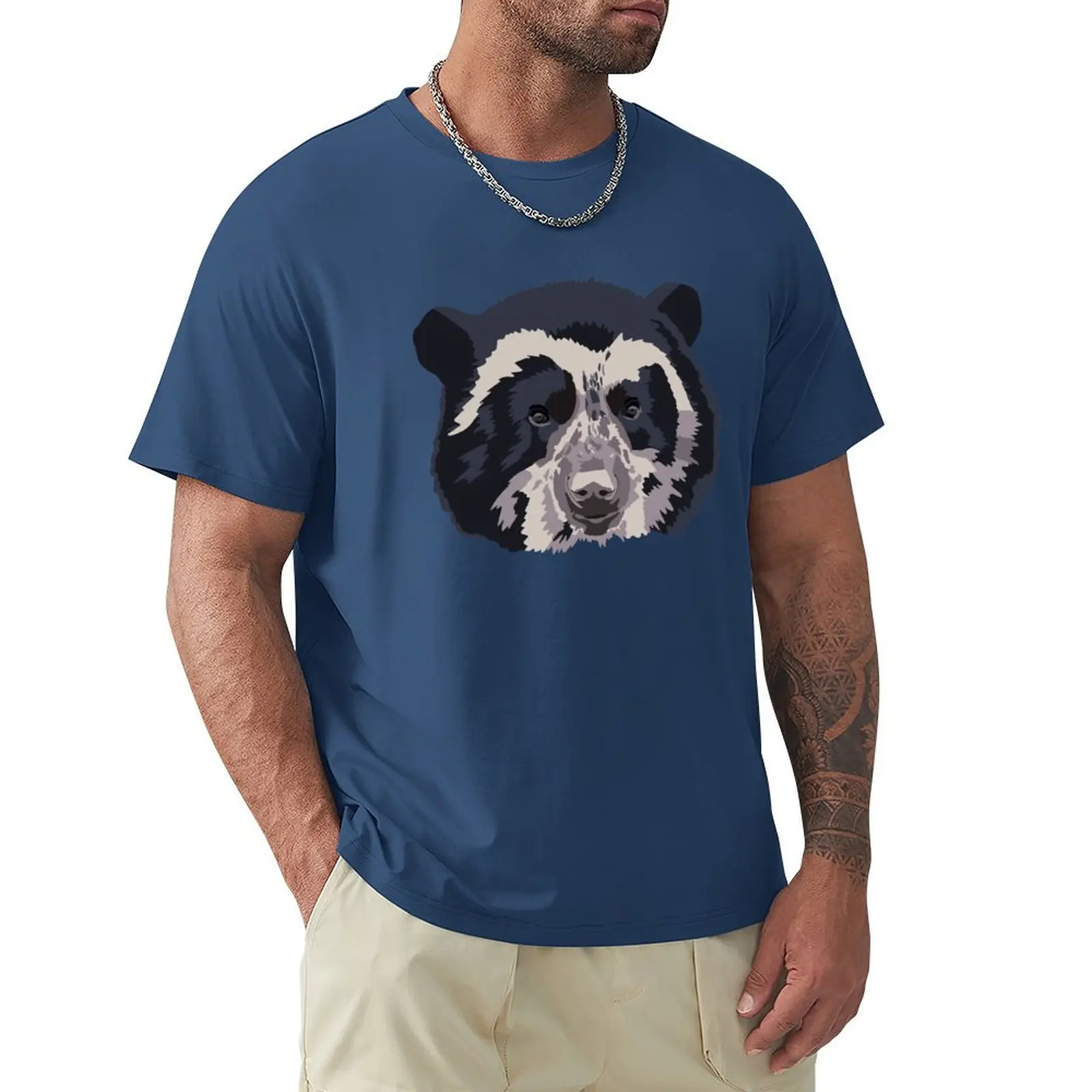 Andean / Spectacled Bear Face - Madidi T-Shirt summer clothes animal prinfor boys aesthetic clothes tops T-shirt men