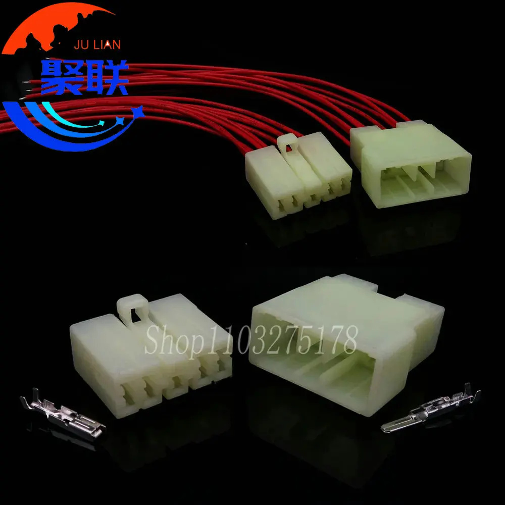 1Set 9Pin 172506-1 172496-1 Unsealed Male Female Automotive Connector With Terminals